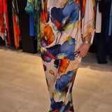 Silvia™ Conjunto de dos piezas con estampado elegante