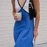 Neva ™ vestido de color contrastante