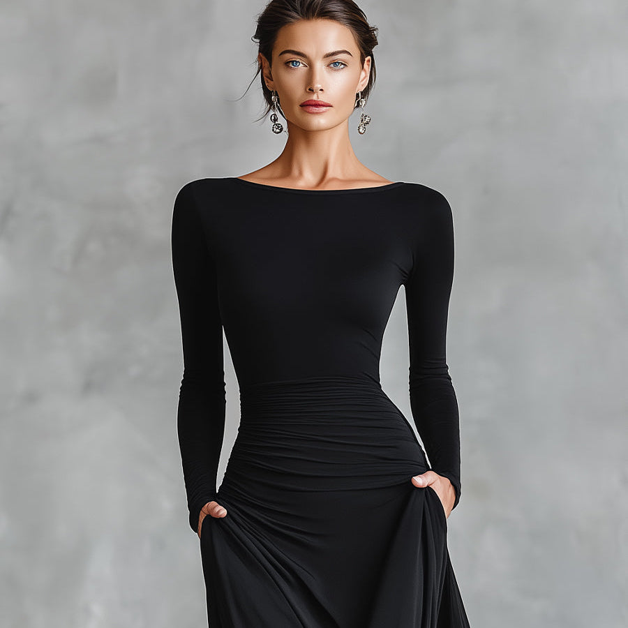 Norfy - Ropa elegante con pliegues fluidos