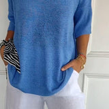 Paris™ Blusa de punto con escote en V