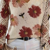 Aurélie | Elegante suéter con estampado floral