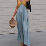 Neva ™ vestido de color contrastante