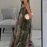 Giselle - Vestido largo con estampado floral encantador para Mujer