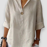 Tessa - Blusa informal con cuello en V