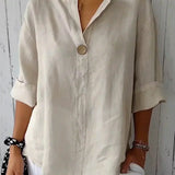 Aria | Blusa casual con cuello en V