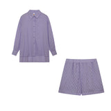 Maud | Conjunto elegante de camisa y pantalones cortos