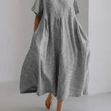 ELEANOR - VESTIDO OVERSIZE DE RAYAS RETRO