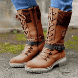 FrostLuxe™ - Botas impermeables con cordones
