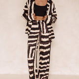 Adella ™ conjunto de rayas de animales