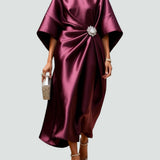 Albertine – Elegante vestido largo de satén para Mujer