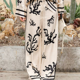 Conjunto Elsa™ Elegante de Estampado en Negro