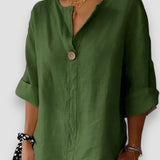 Tessa - Blusa informal con cuello en V