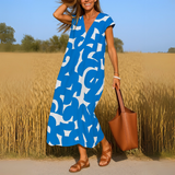 Valérie | Vestido fluido con escote en V