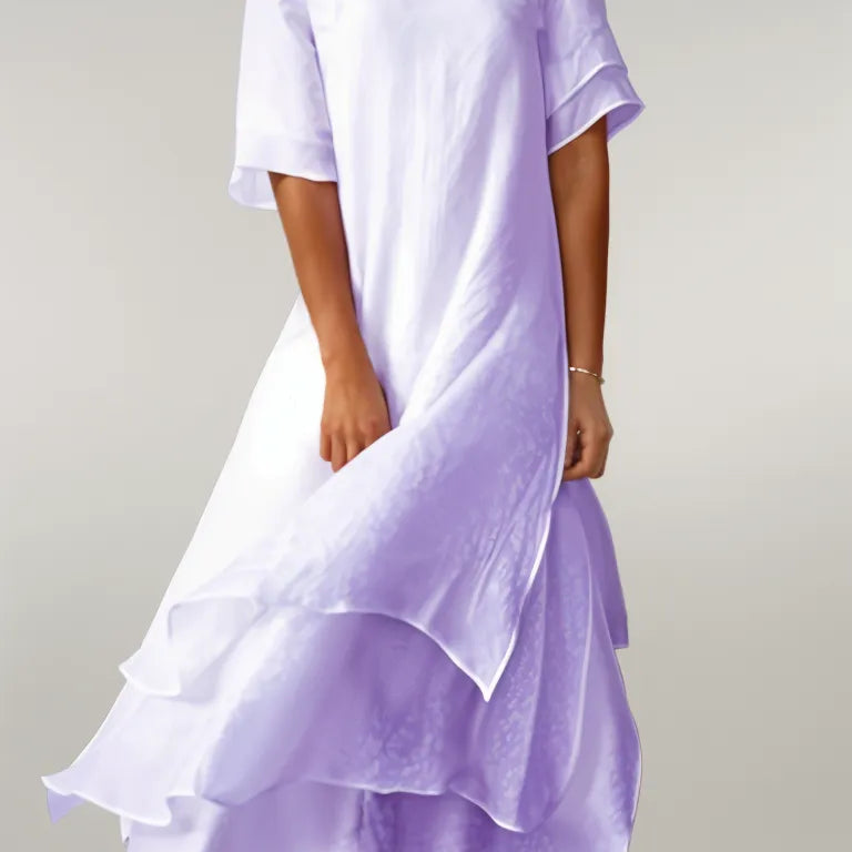 ELOISE | Elegante vestido largo de algodón