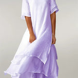 Isilde – Elegante vestido largo de primavera/verano
