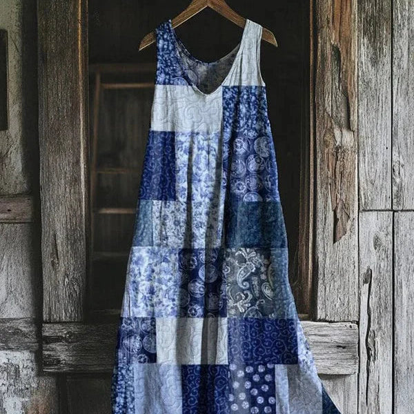 Suzon – Vestido fresco estampado a cuadros