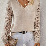 Rosa™ | Jersey de punto con cuello en V