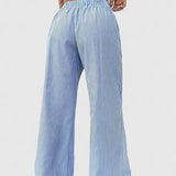 Dominique | Pantalones anchos y cómodos con detalles elegantes