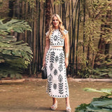 Camilla - Conjunto estampado Top y Falda