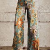 Olivia | Pantalones flores retro