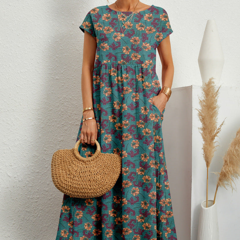 Liliane™ | Vestido fluido con estampado floral