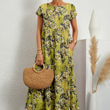 Liliane™ | Vestido fluido con estampado floral