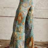 Olivia | Pantalones flores retro