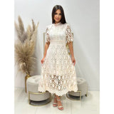 MELINA｜Vestido moderno de encaje
