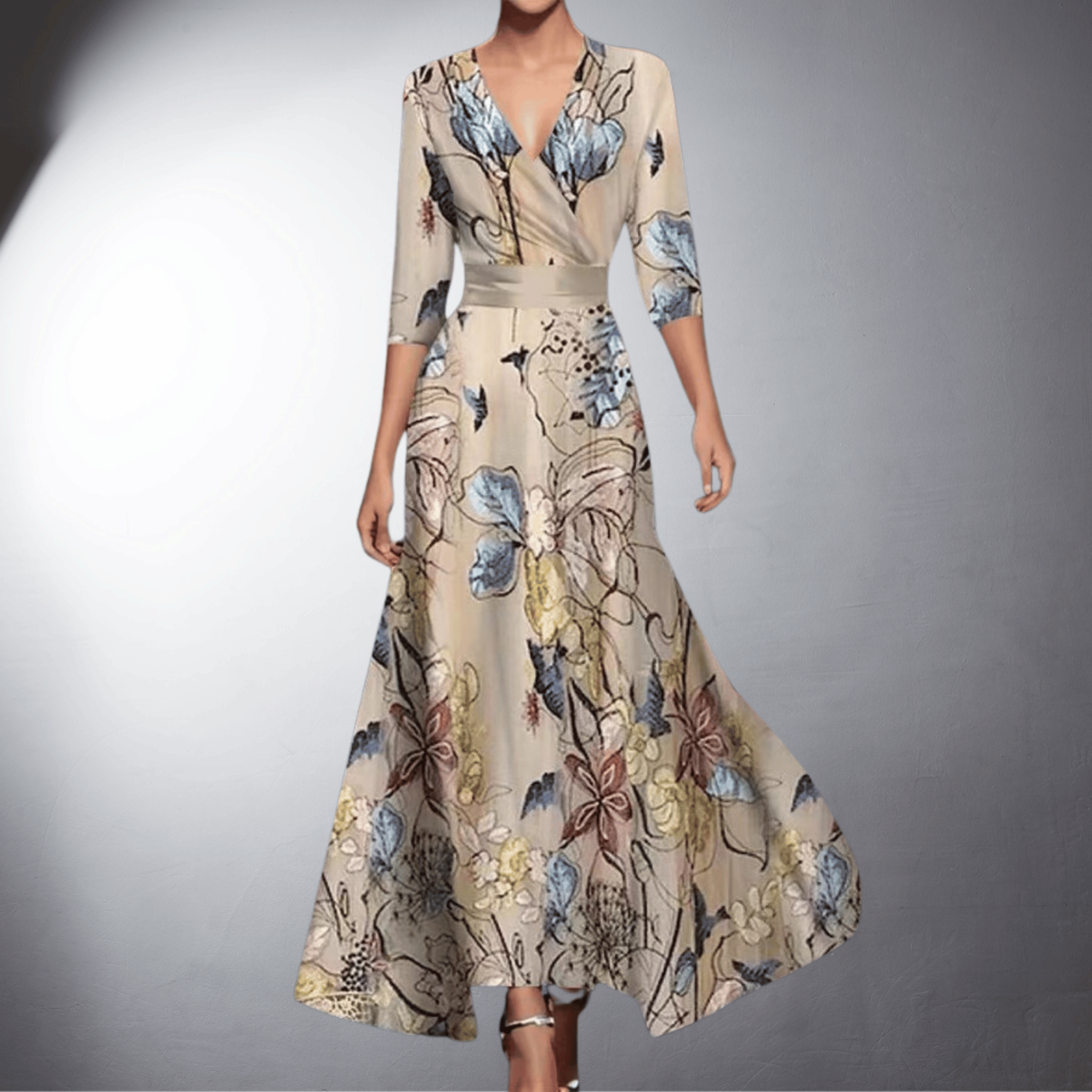 Nunzia | Elegante vestido de noche con encanto floral para Mujer