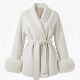 Arctic Grace | Elegante abrigo de lana