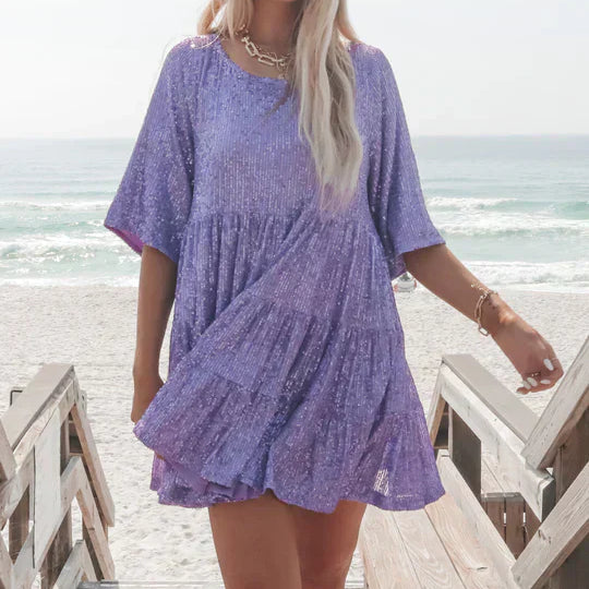 Vestido Antonella™ Glamuroso de Lentejuelas