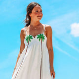 Celeste™ Vestido con tirantes de primavera/verano