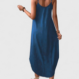 Anaelle - Camisola larga y fluida con tirantes finos