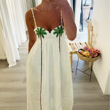 Celeste™ Vestido con tirantes de primavera/verano