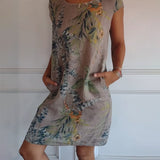 Annelin™ | Vestido cómodo con cuello redondo