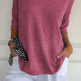 Anna - Top de malla con cuello en V