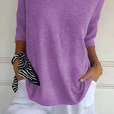 Anna - Top de malla con cuello en V