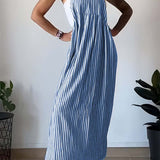 Lydia™ - Vestido casual de rayas con tirantes