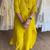 Chiara™ Traje casual de lino de color liso para mujer