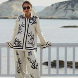 Conjunto Elsa™ Elegante de Estampado en Negro