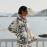 Conjunto Elsa™ Elegante de Estampado en Negro