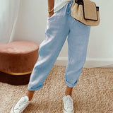 PANTALÓN CASUAL Y ELEGANTE DE LINO ANTITRANSPIRANTE