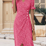 Jeanne™ | Vestido con estampado floral de manga corta
