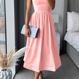 Martina™ | Elegante vestido midi con tiras