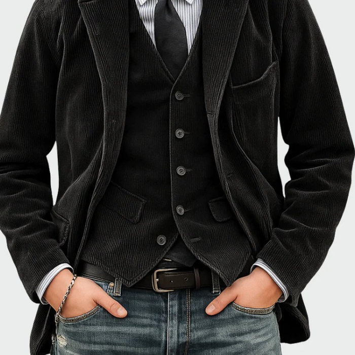 Tommy™ | Conjunto de 2 piezas: Blazer y Chaleco