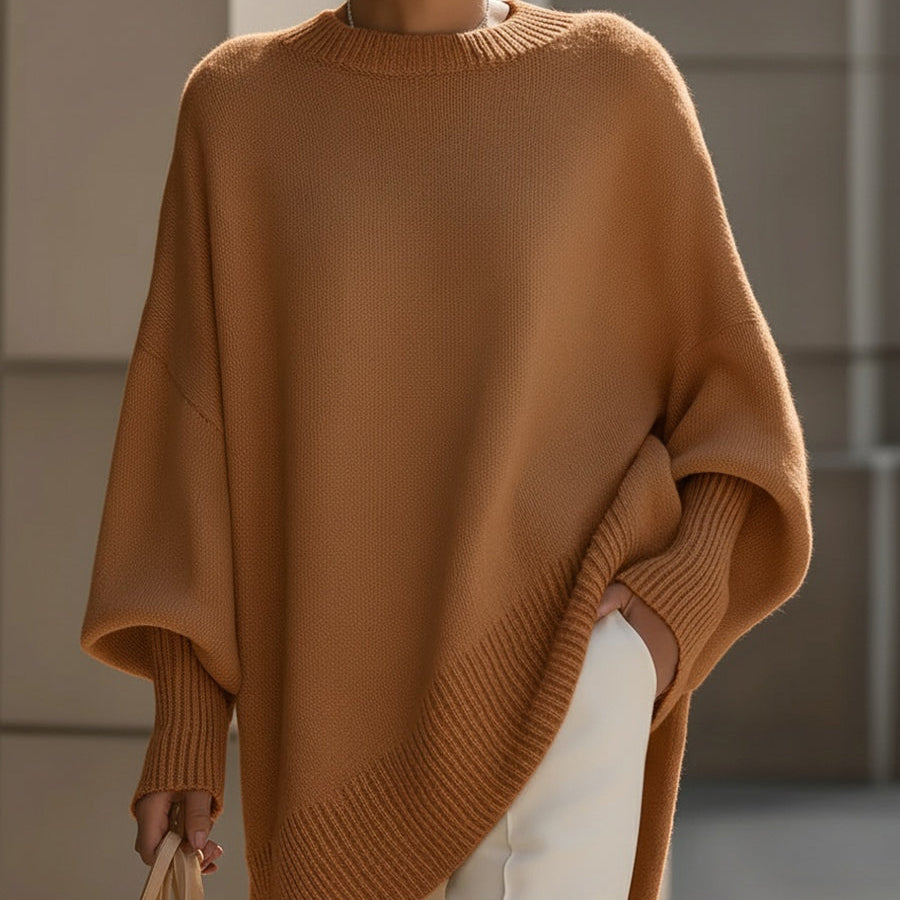 Anneta | Suéter tipo poncho de gran tamaño