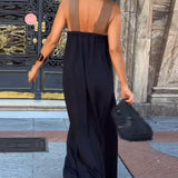 SIENNA | Elegante vestido sin espalda con cuello cruzado de moda