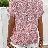 Verna | Blusa elegante con estampado floral