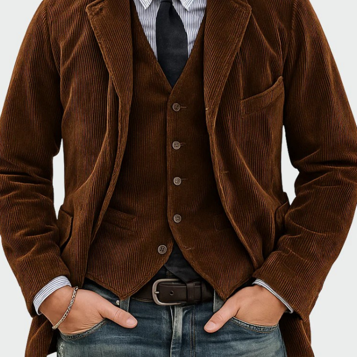Tommy™ | Conjunto de 2 piezas: Blazer y Chaleco