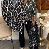 Janny™ | Blusa informal de manga larga con estampado elegante